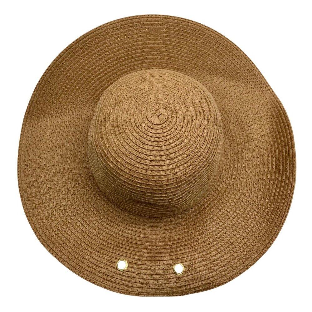 Giani Bernini Tan Straw Flip Up Floppy Hat